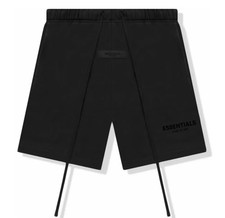 NEW Fear Of Gods Essentials Shorts Black Stretch Limo XS
