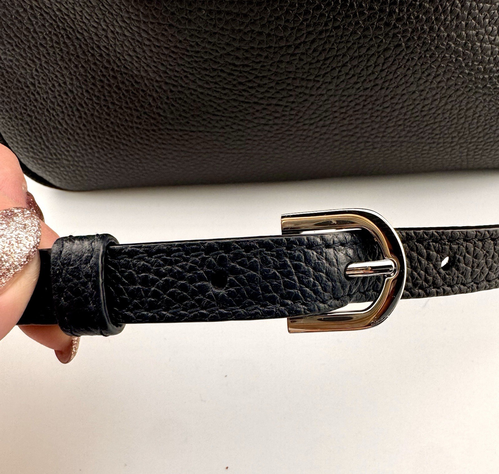 Golden Goose Pink Black Python Star Shoulder Bag … - image 4