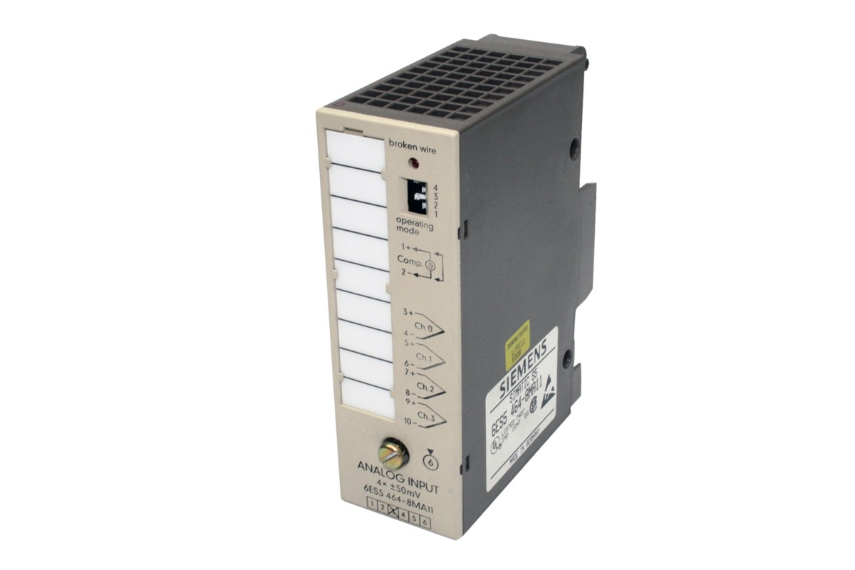 Siemens 6ES5464-8MA11  New SIMATIC S5, Analog input 464 Isolated for