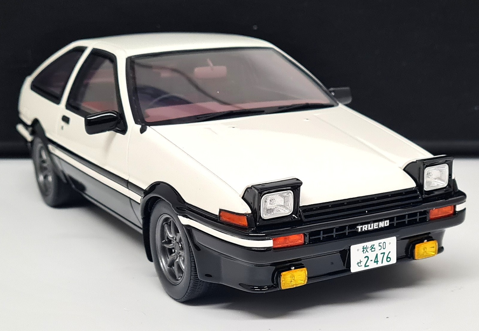 Otto 1/18 - Toyota AE86 Sprinter Tureno White 1985 Resin Scale Model Car