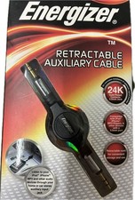 Energizer Retractable Auxiliary Audio Cable               ENG-AUX7