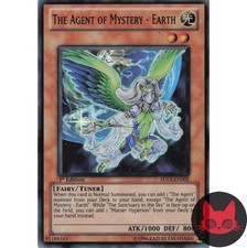 Yugioh Der Agent des Mysteriums - Erde SDLS-DE002 Super Rare 1. Auflage LP