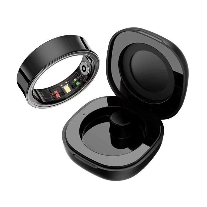 R09 Smart Ring Heart Rate O₂ Temp Monitor 5ATM Waterproof for Android iOS - Image 2 of 4