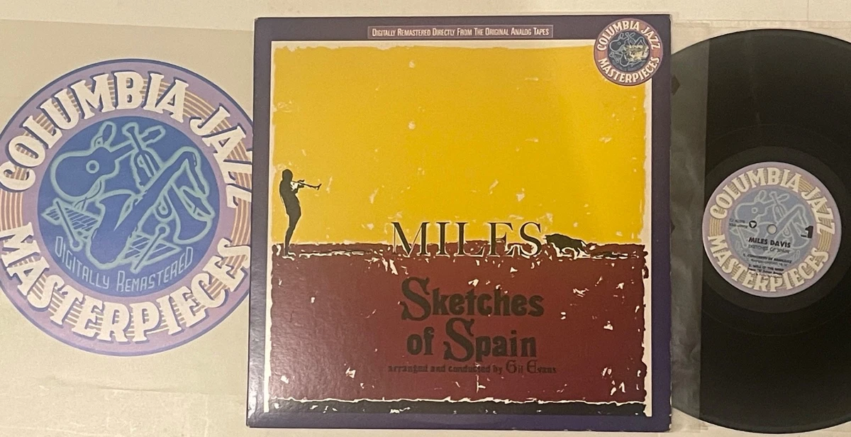 promo Lp MILES DAVIS Sketches of Spain 1986 remaster Columbia CJ 40578 plays NM