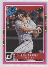 2017 Panini Chronicles Donruss Rated Rookies Pink Border 3/25 Sam Travis 4fb
