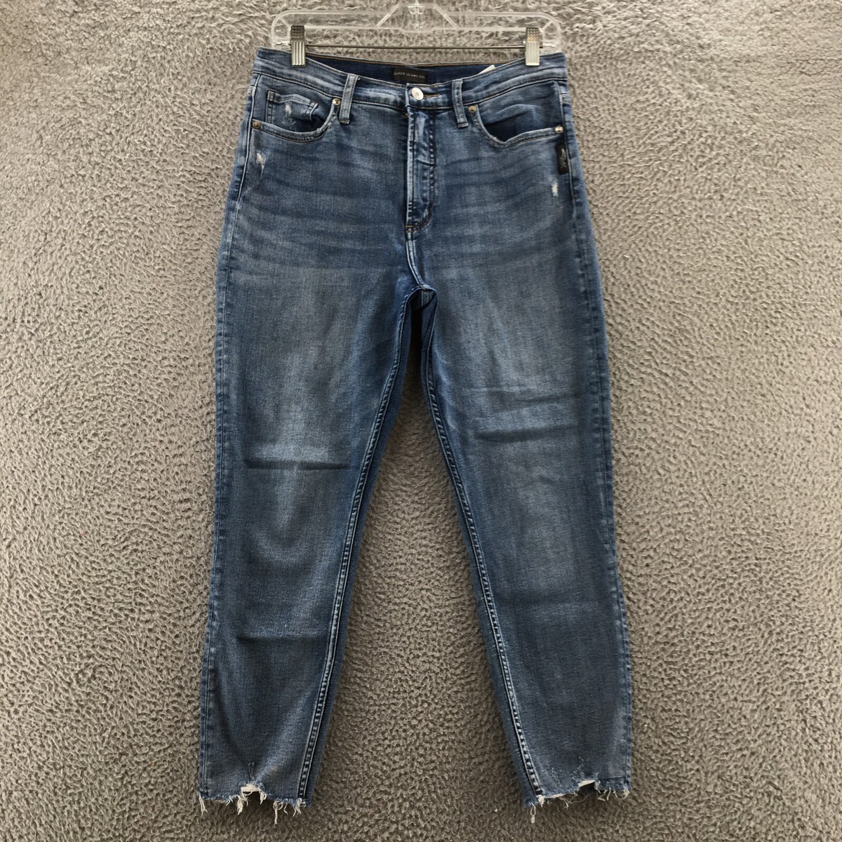 Silver Jeans Co Calley Skinny Crop Jeans Womens 31/25 (actual