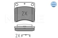 Meyle 025 216 3517 Brake Pad Set, Disc Brake For VW