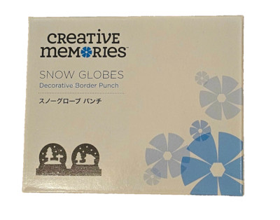 Creative Memories SNOW GLOBES Decorative Border Punch ONLY-New In Box!