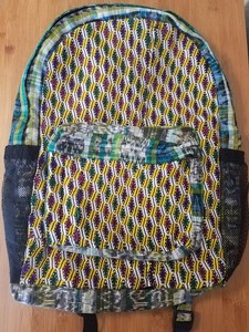 mexican hand woven backpack