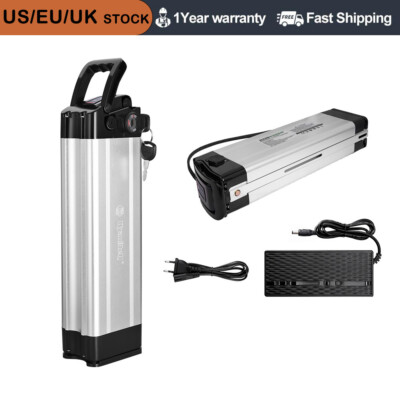 48V 12.5Ah E-Bike Akku Silverfish Elektrofahrrad 4 Pin für Zündapp, Hitway, Vivi