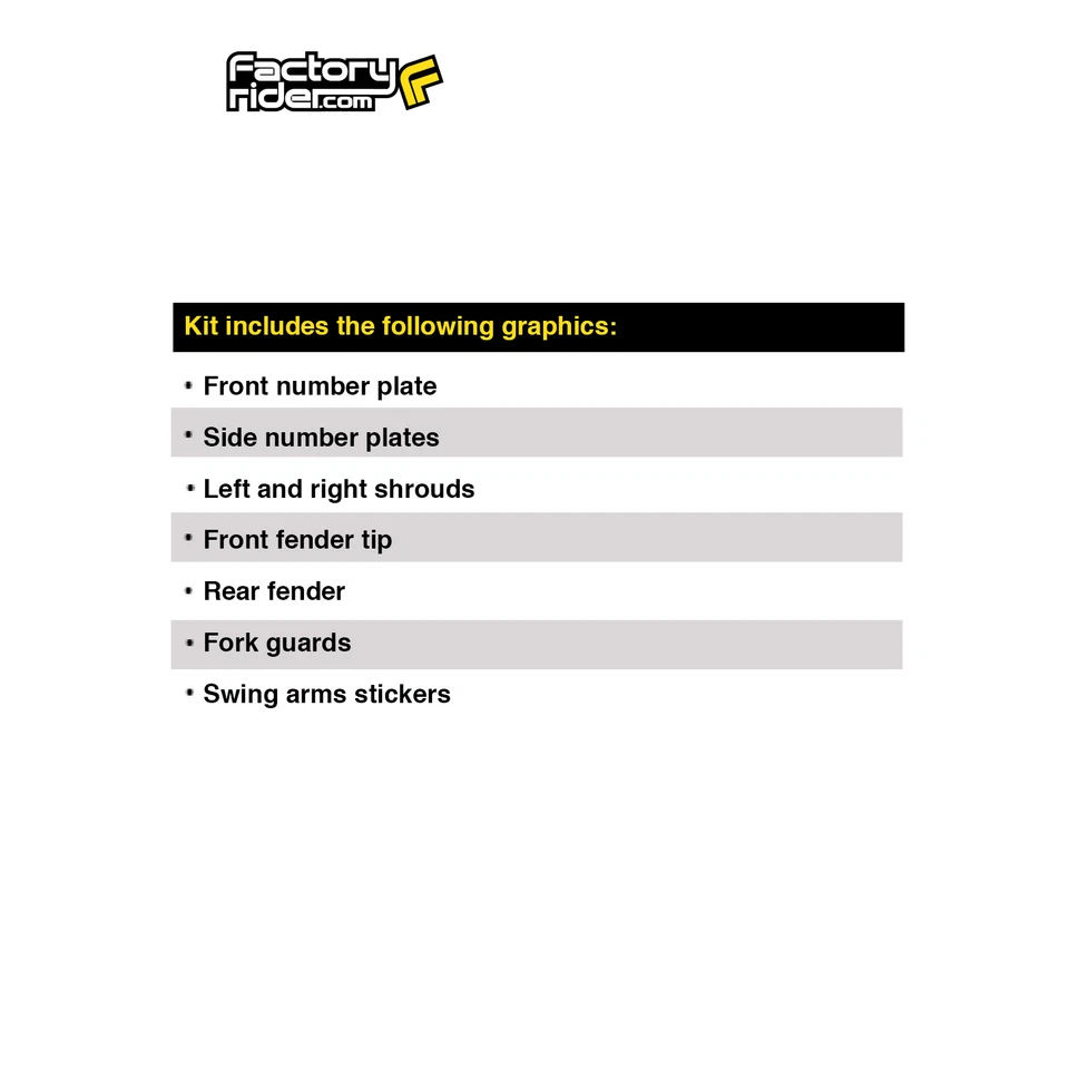 Yamaha WR 250 X & R 2008-2014 Rockstar Graphics KIT y matrículas personalizadas Foto 3 de 4