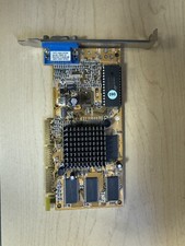 VINTAGE AGP Nvidia TNT2 M64 32MB SDRAM VGA Video Card Working 3D Gaming - USED