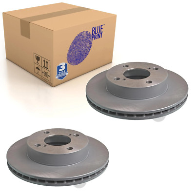 Pair of Front Brake Disc Fits Suzuki Celerio OE 5531184M00 Blue