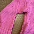 Aerie Hot Pink Chenille Sweater V Neck Size Medium  — photo 7