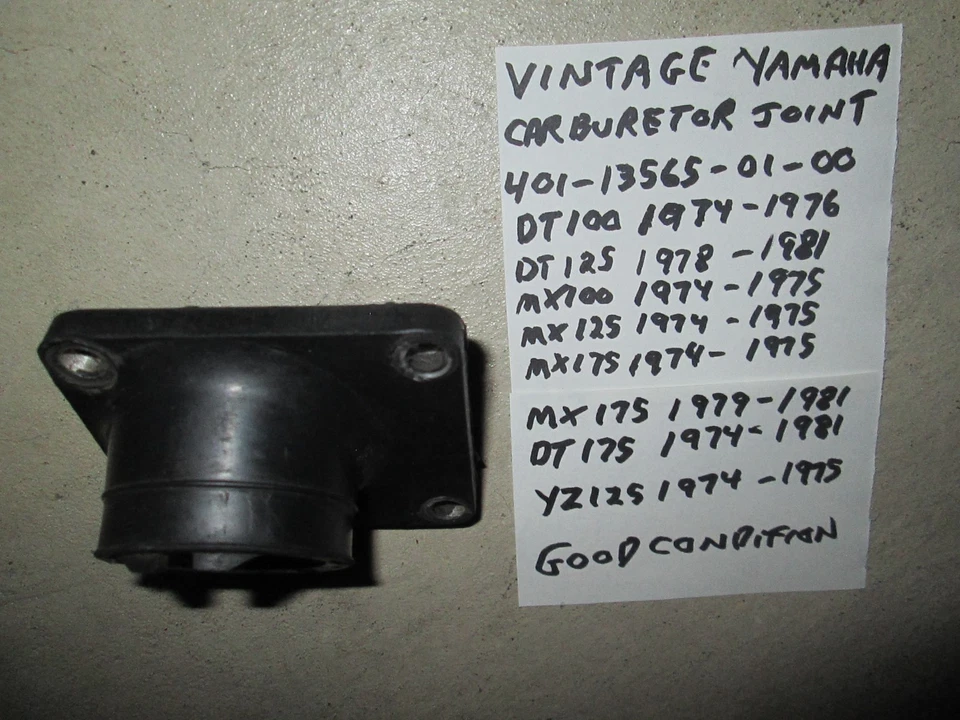 VINTAGE YAMAHA YZ175 / DT100 / MX100, COLECTOR DE ADMISIÓN, 401-13565-01-00 Foto 4 de 4