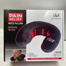 NWOT dpl LED Light Therapy Neck Pillow, Pain Relief, Power Cable, Home or Travel