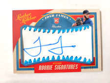 2019 Panini Leather & Lumber Josh James #133 Rookie Auto RC HOUSTON 06/50