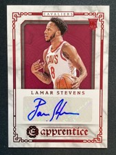 2020 Chronicles Excalibur Apprentice Signatures Red Lamar Stevens Rookie Auto RC