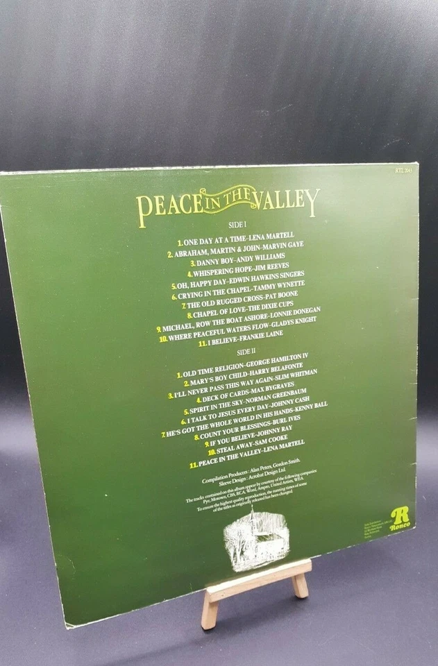 Peace In The Valley - 22 Religious Favourites - Gospel Pop Hits Original Ronco - Image 2 of 4