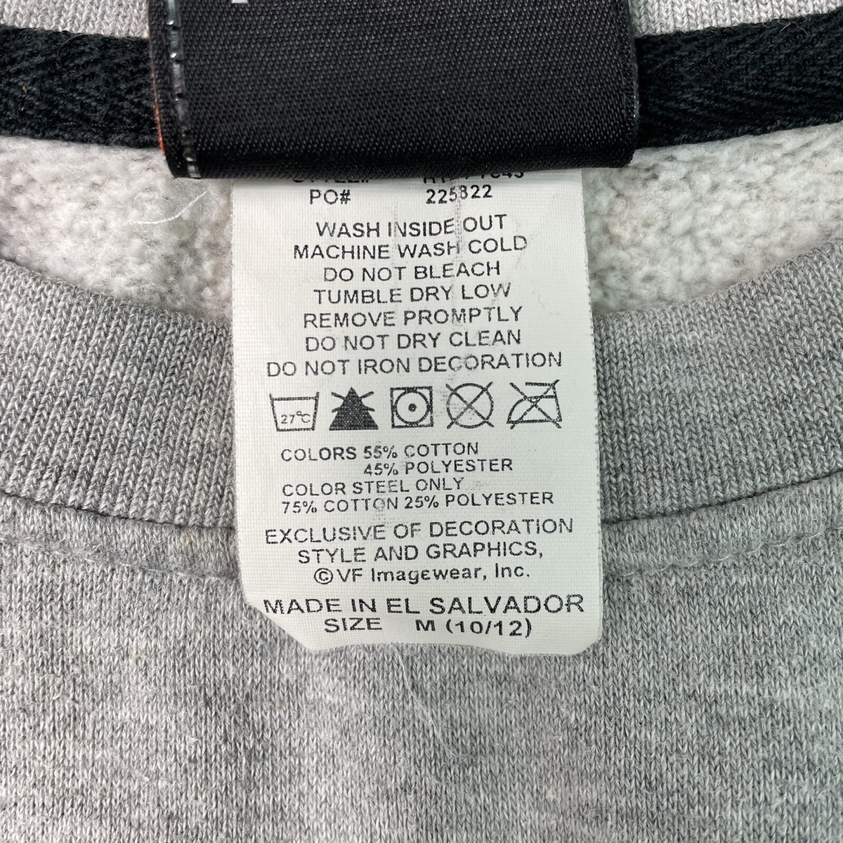 Harley Davidson Youth Medium 10/12 Sweatshirt Gray Menomonee Falls