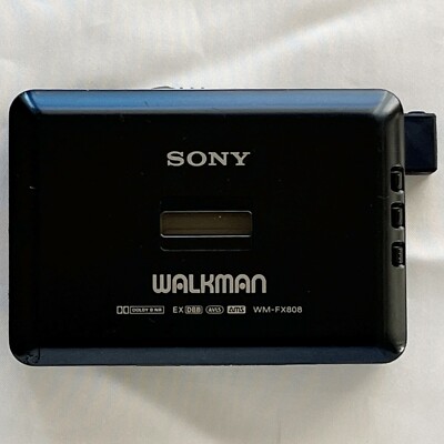 SONY WM-FX808 1993 As is Walkman W/Plug adapter Cassette Player