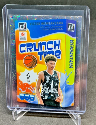 2024/25 Donruss Basketball Euroleague Crunch Time Press Proof VICTOR WEMBANYAMA