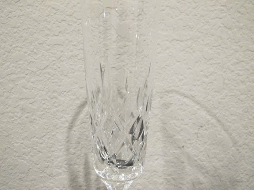 (7) Gorham Crystal King Edward Fluted Champagne Glasses 7 3/8" - Picture 5 of 6