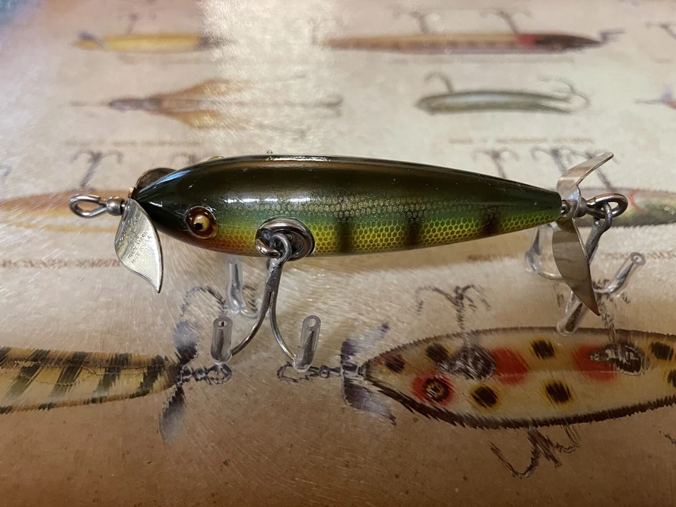 Pflueger Neverfail 3 T Natural Perch  Minnow . Stunning - Image 3 of 4