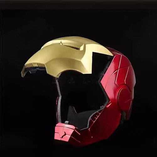 Iron Man MK5 Helmet 1:1 Wearable Voice Control IronMan LED Mask Cosplay Props - Bild 14 von 18