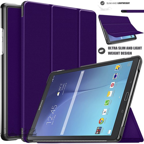 Smart Leather Flip Stand Case Cover For Samsung Galaxy Tab E 9.6 SM-T560 SM-T561 - Picture 8 of 13