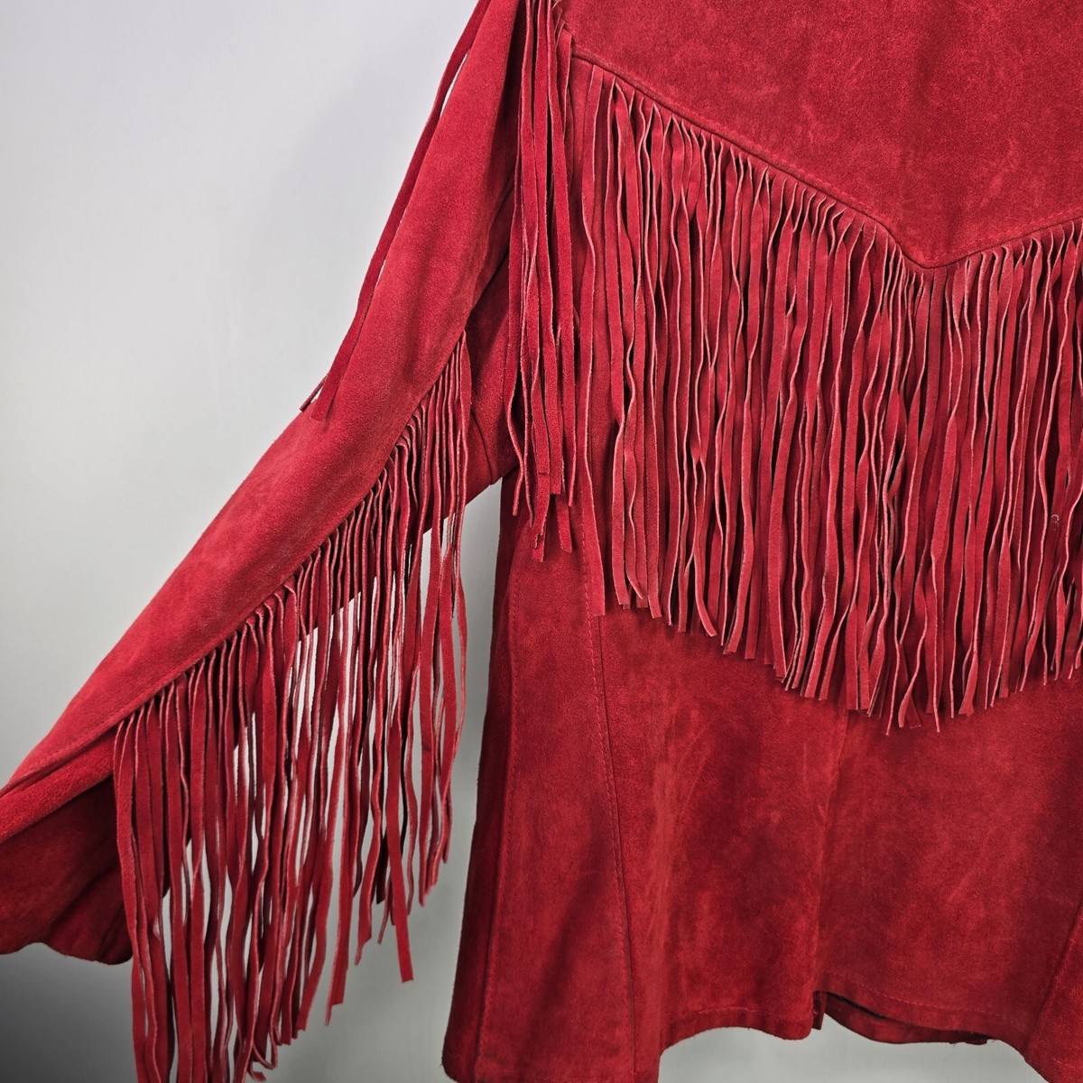 〈 SCHOTT 〉western fringe suede jacket s-l1200.jpg