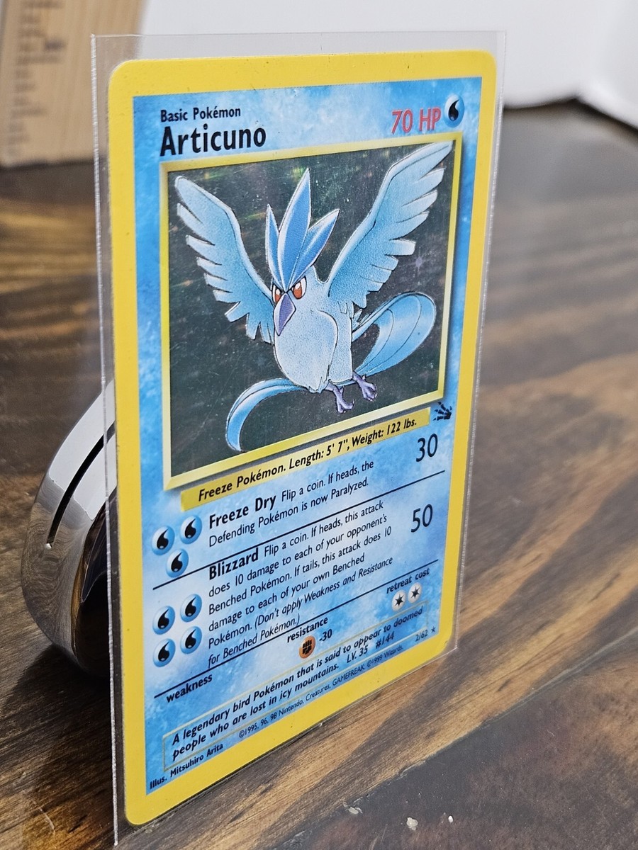 ARTICUNO Holo 2/62 Fossil Set Pokemon Card | eBay