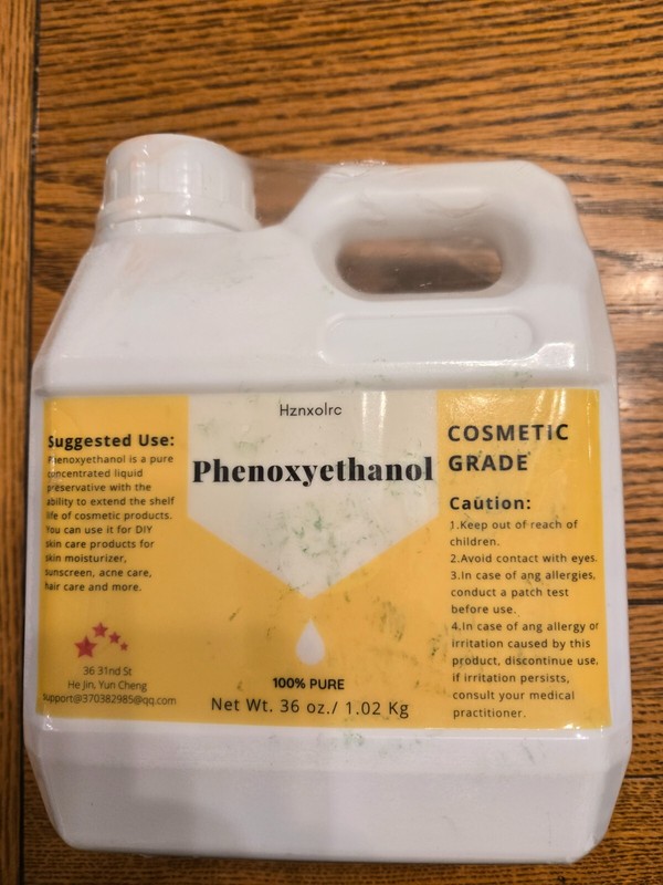 36 oz (40.8 floz) Phenoxyethanol Preservative Liquid, Premium Liquid Preserva...