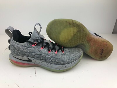 Nike Lebron XV 15 Low Melon Cool Grey Black AO1755-005 SZ 13 M Basketball Shoes Nike Mens Lebron XVI 15 Low Melon Cool Grey Basketball Shoes  main image 2