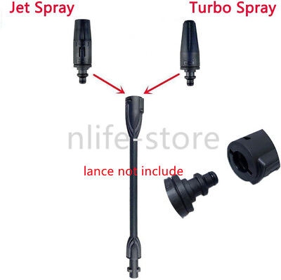 #ad Trigger Gun Jet Turbo Lance Nozzle Adapter for Karcher K2 to K7 Pressure Washer $10.99