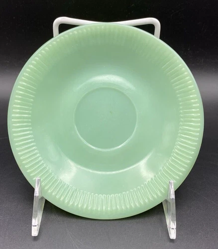 Vintage Fire King Jadeite Green Glass Small Saucer Dish Plate 6"