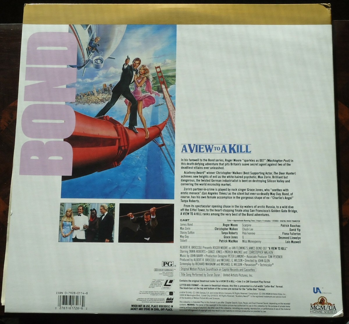 A View to A Kill Laser Disk 1990 2 Disks | eBay