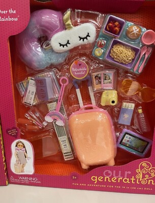 Barbie Doll Our Generation 18-inch Doll School Bag, Supplies