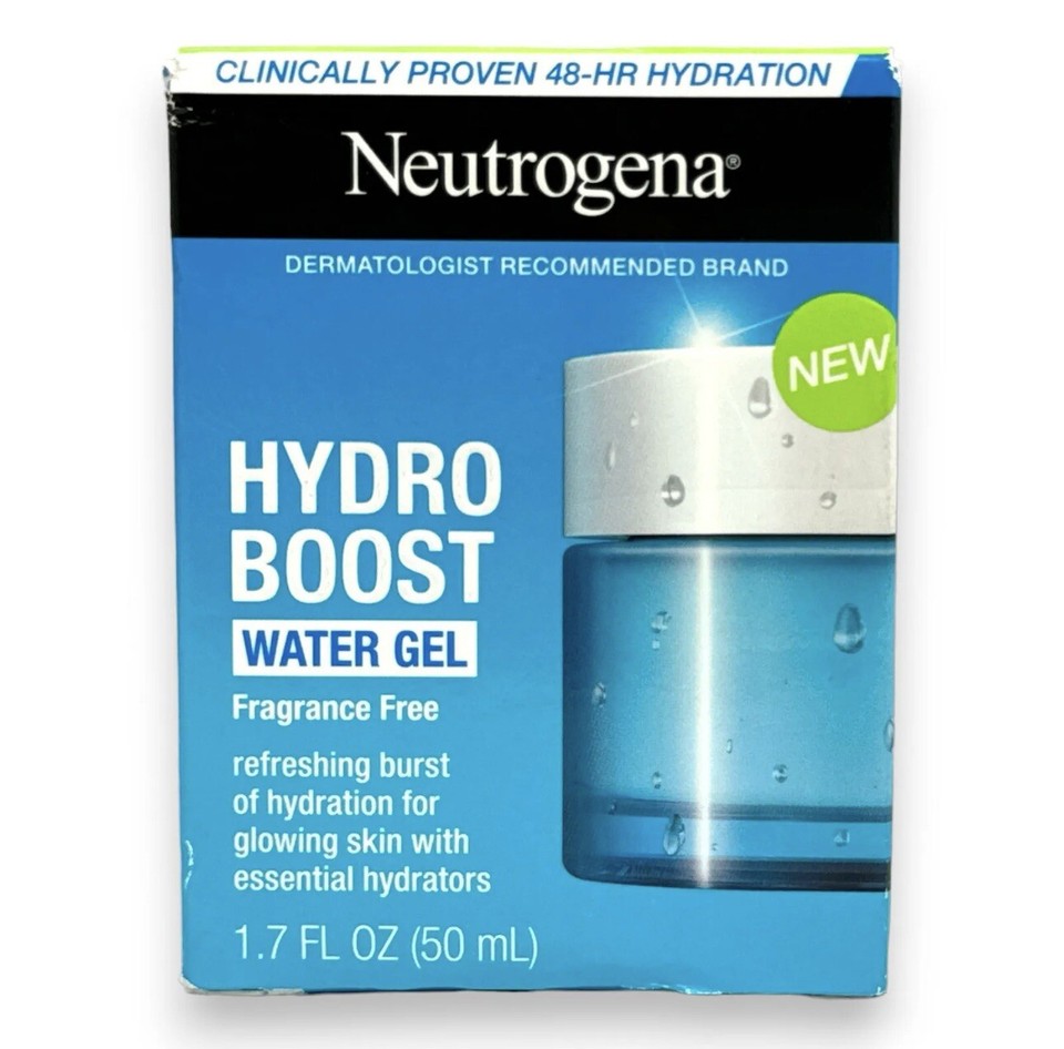 Neutrogena Hydro Boost Water Gel FragranceFree 1.7oz./50ml New In Box