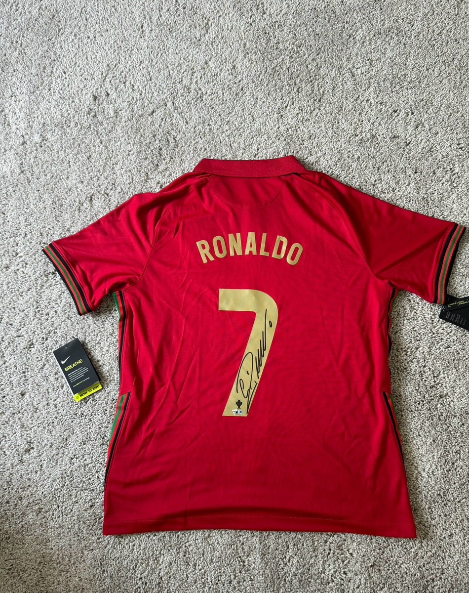 Cristiano Ronaldo サイン入りポルトガルジャージ クリスティアーノ・ロナウド サイン入りジャージ - メルカリ