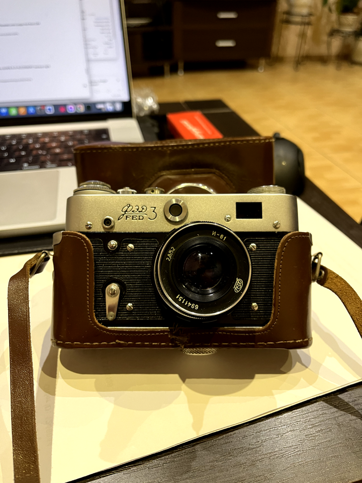 Film Camera 35mm FED 3 Industar-61 2.8/52 Rare Vintage Leica 3 Copy ...