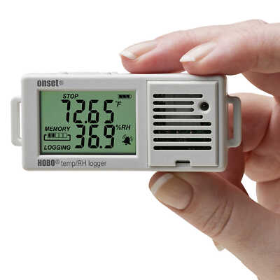   HOBO UX100 Temperature/Relative Humidity Data Logger with 3.5% Accuracy  