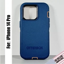 OtterBox Defender Case for iPhone 14 Pro - Blue Suede Shoes | Rugged Protection