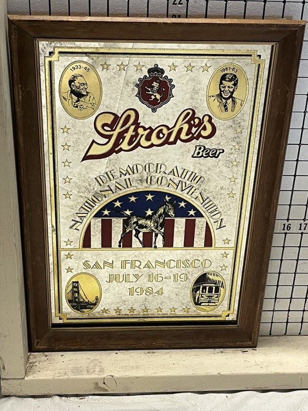 Srroh’s Beer Mirror - The SAN FRANCISCO 1984  DEM. NATIONAL CONVENTION Mirror 