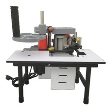 110V Woodwork Edge Band Machine Potable Bander Hot-melt Speed Adjustable Tool