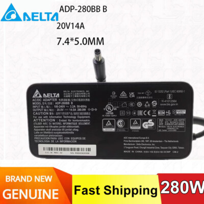 Original DELTA ADP-280BB B 280W 7.4×5.0mm AC Adapter Laptop Power Supply Charger