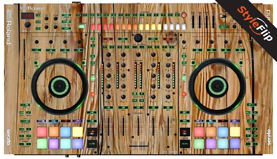 Roland DJ 808 Skins | Wood 4 | Protective Decal | StyleFlip Skins