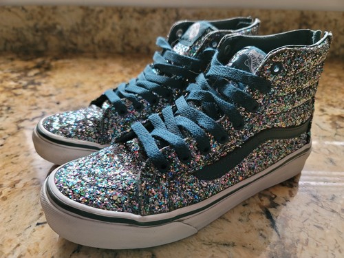 rainbow sparkle vans