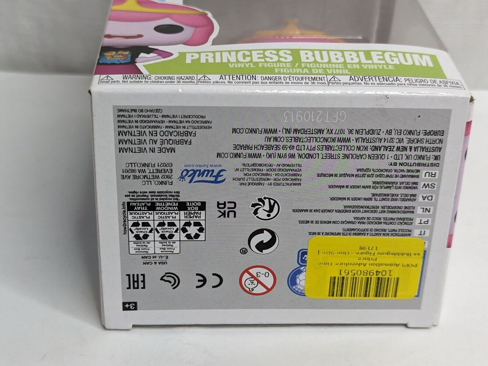 Funko Pop Princess Bubblegum Princesa Jujuba #1076 - Hora da