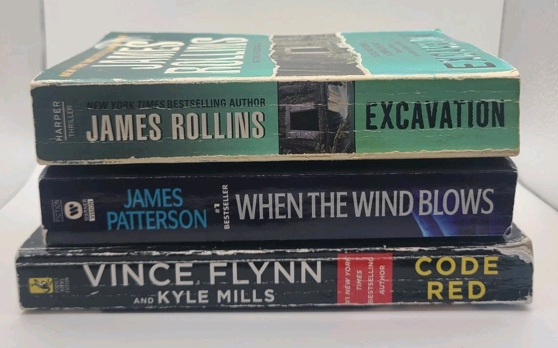 Thriller, Science Fictions Book Lot Of 3